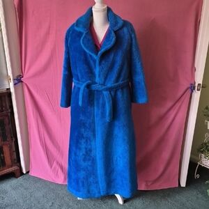Vibrant Blue Women's bathrobe
